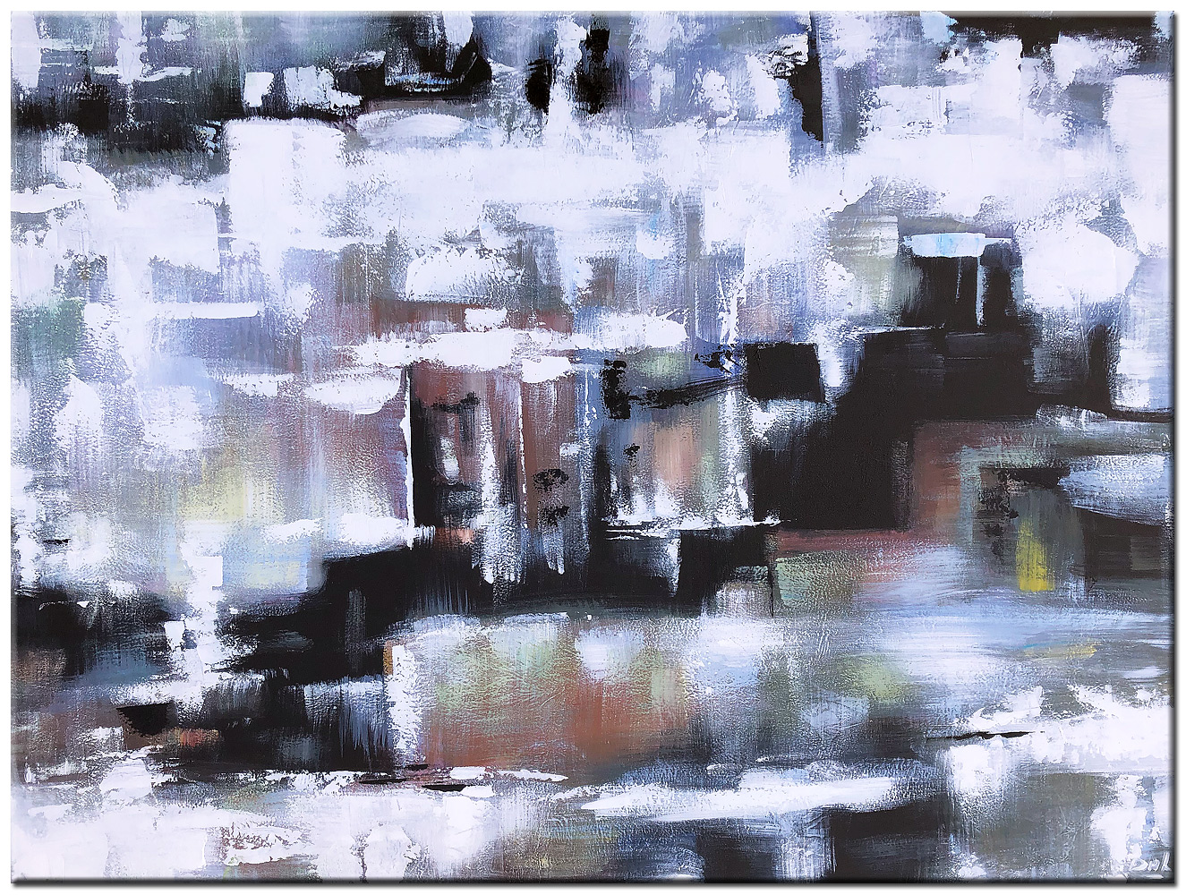 Abstract schilderij The Stairway 120x90cm