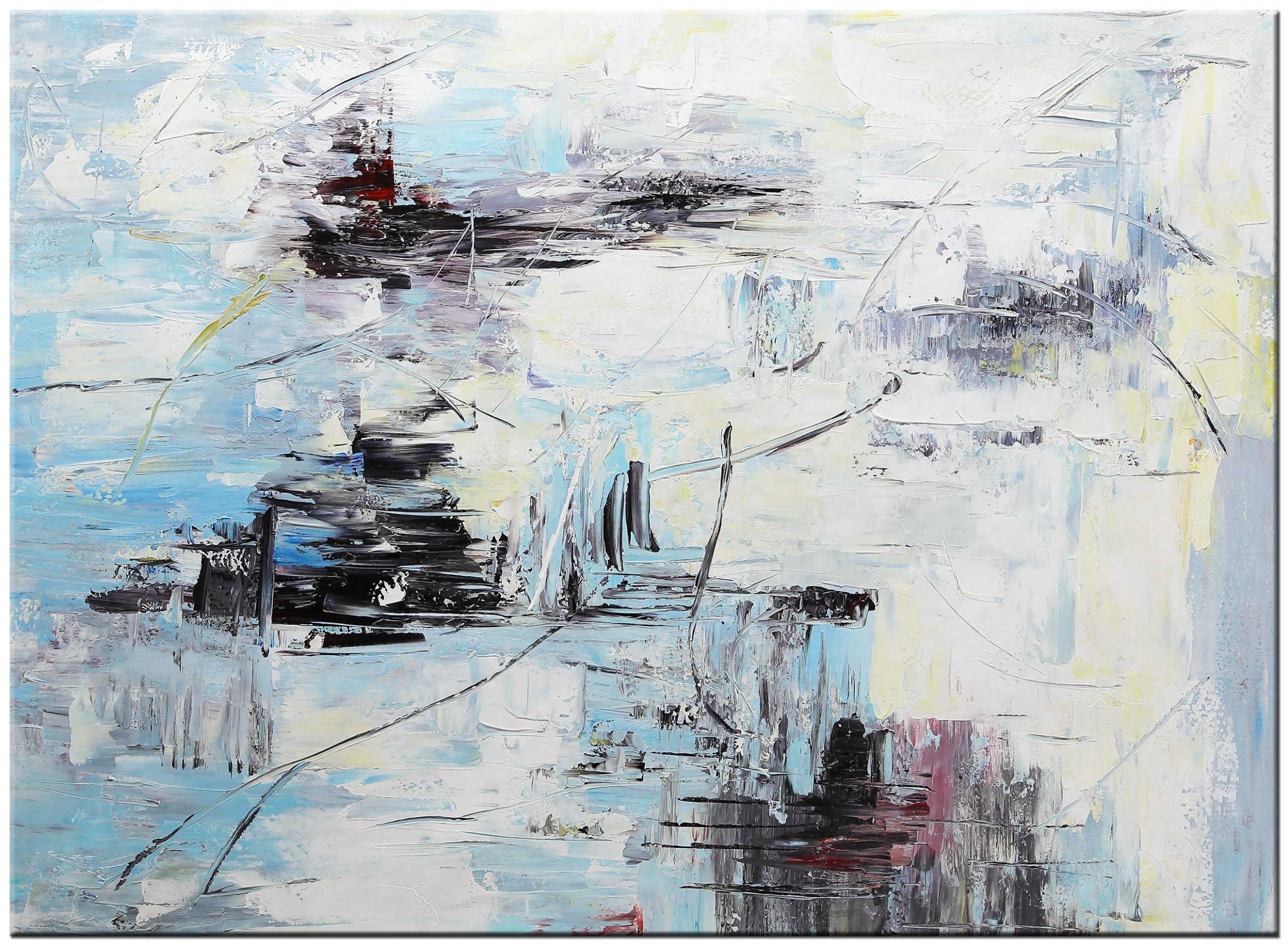 Glace Froide abstract schilderij 120x90cm