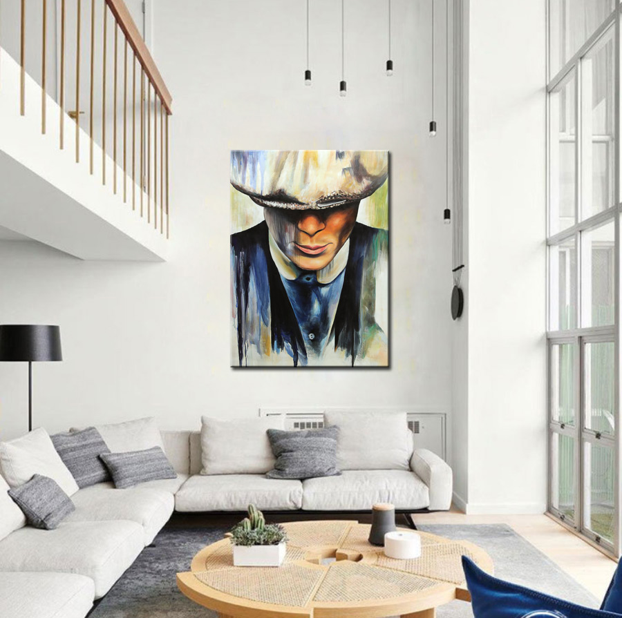 Tommy Shelby schilderij - Afbeelding 2