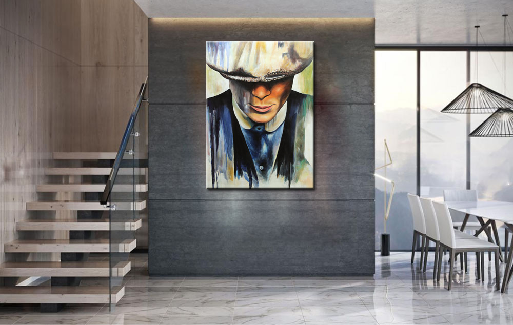 Tommy Shelby schilderij - Afbeelding 3