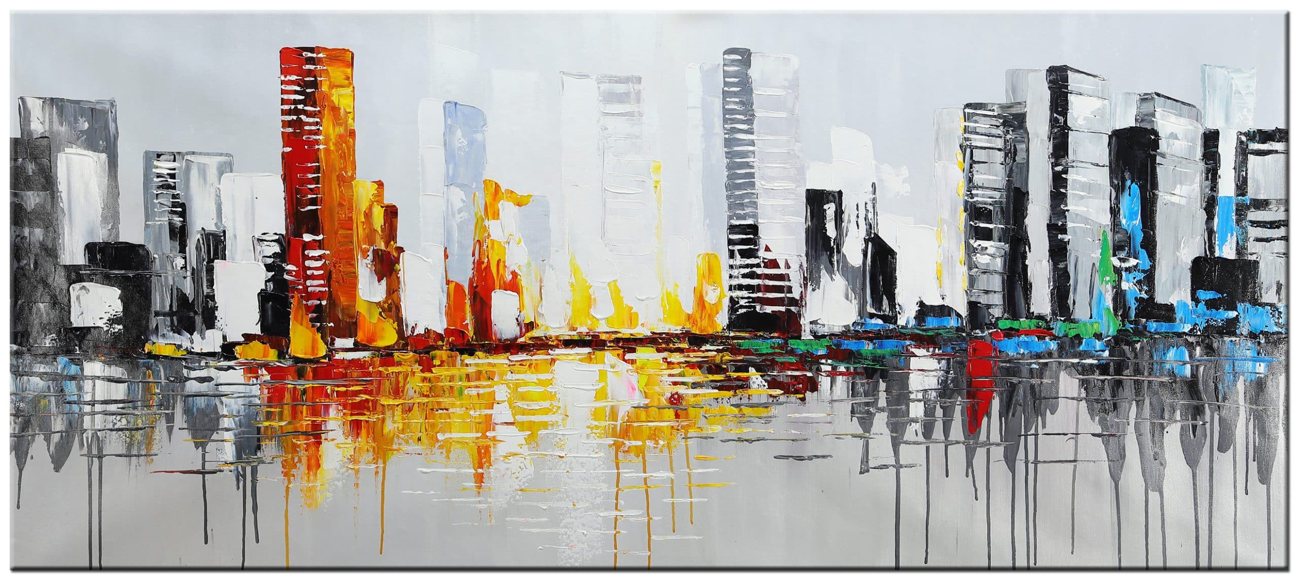 Skyline Contrast modern schilderij