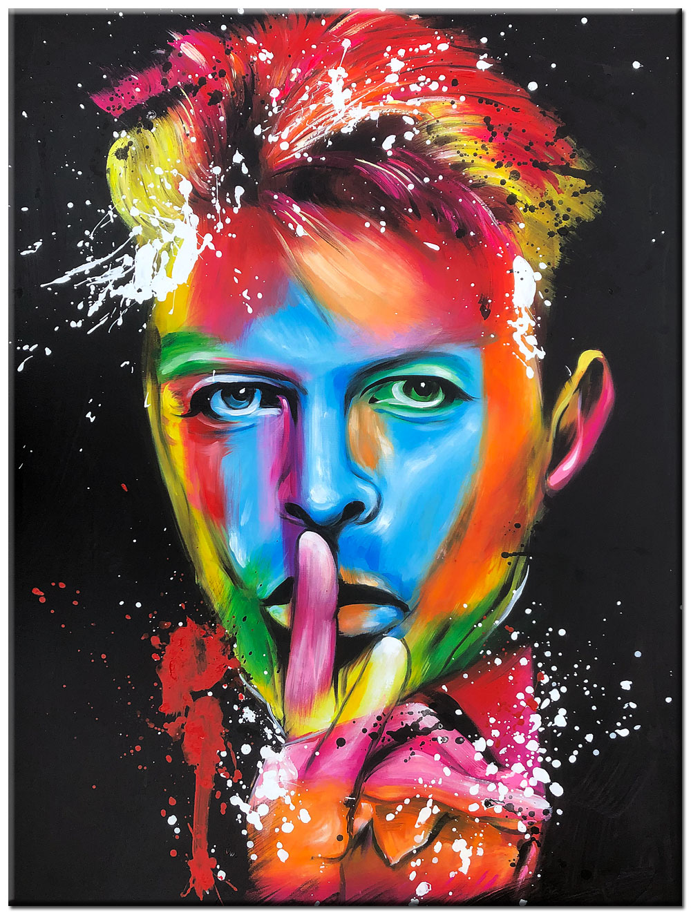 David Bowie schilderij