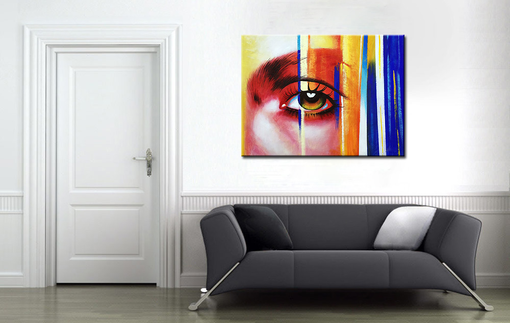 The Eye modern schilderij 120x90cm - Afbeelding 4