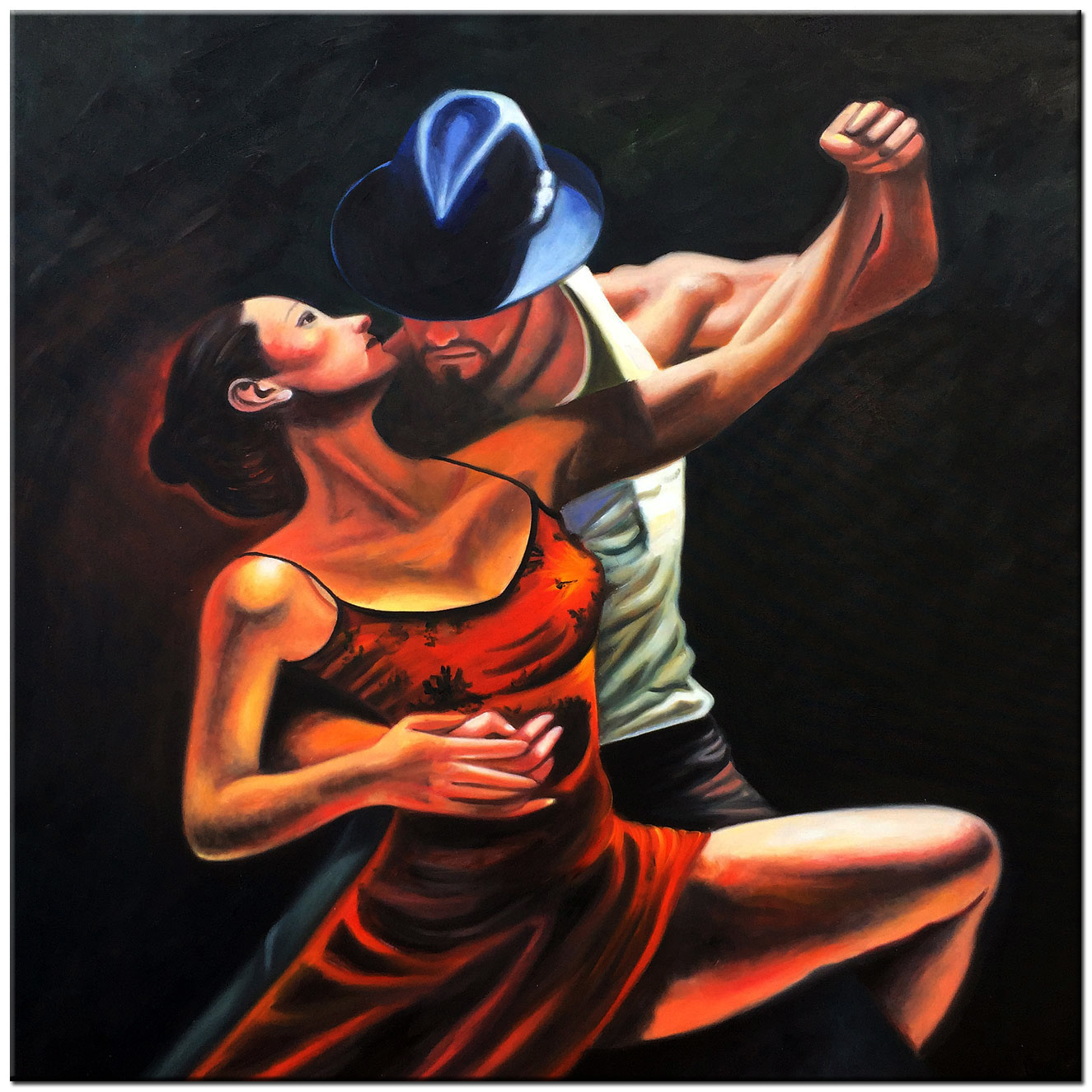 Figuratief schilderij Passievolle Dans