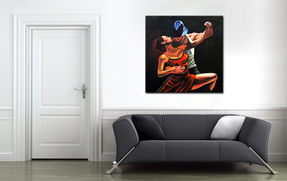 Figuratief schilderij Passievolle Dans - Afbeelding 4