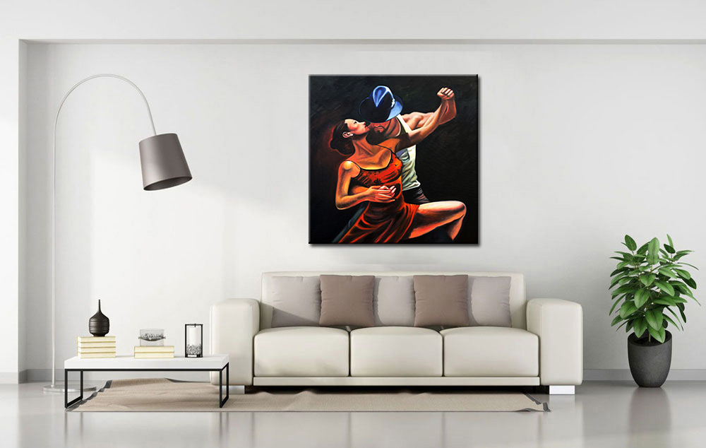 Figuratief schilderij Passievolle Dans - Afbeelding 2