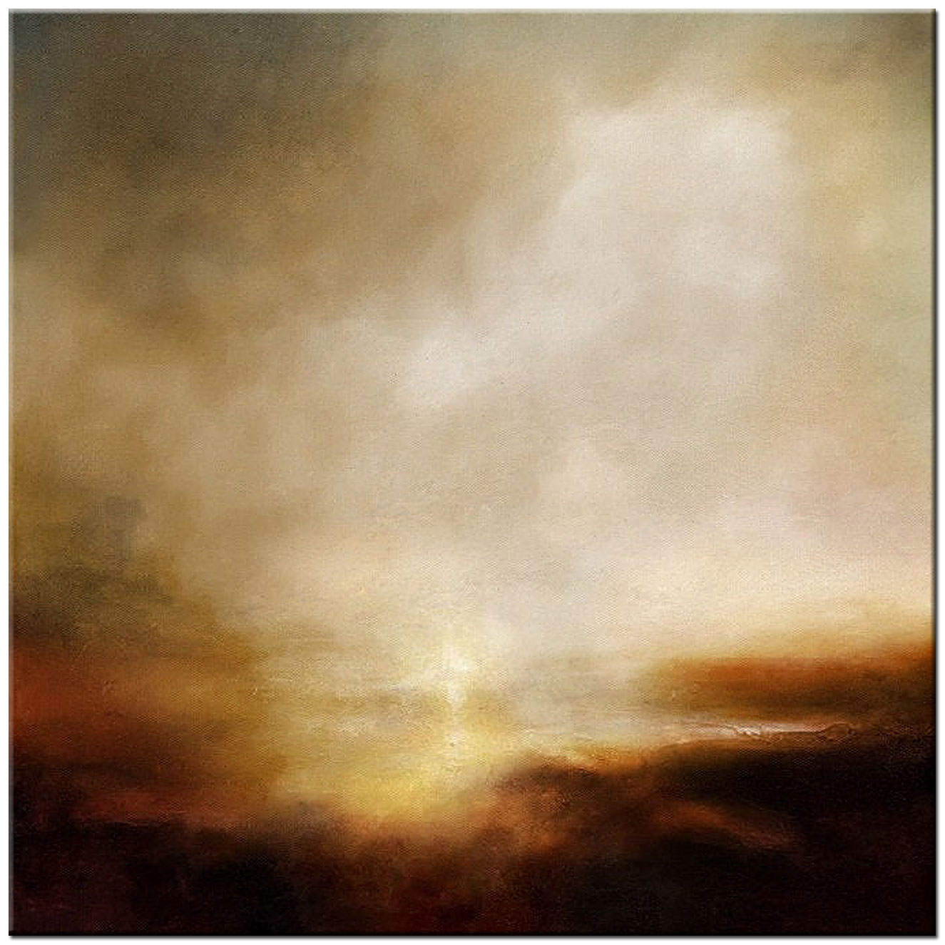 Desierto modern schilderij 100x100cm