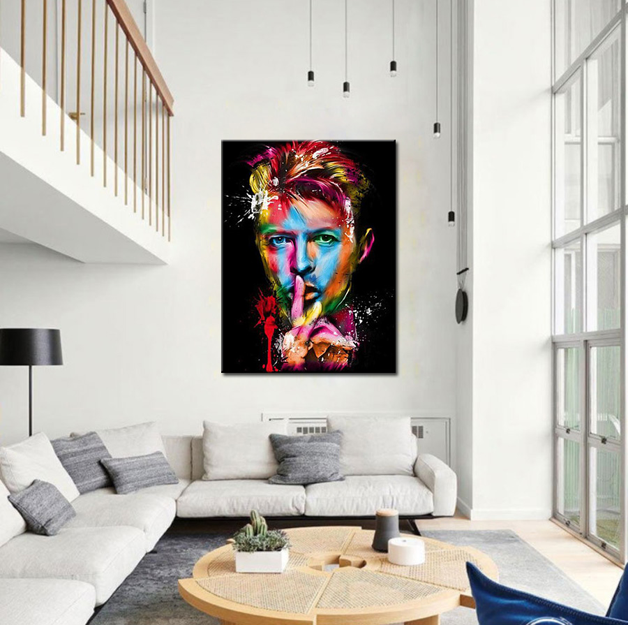 David Bowie schilderij - Afbeelding 2