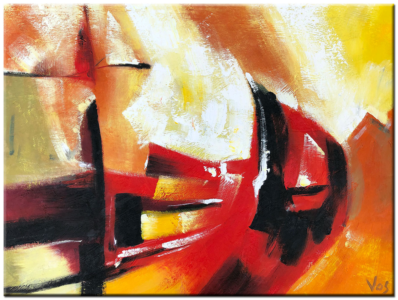 Simply Everywhere abstract modern schilderij 120x90cm