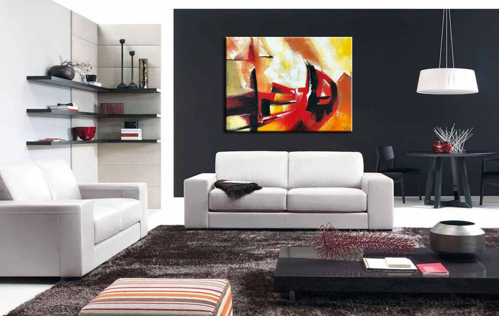 Simply Everywhere abstract modern schilderij 120x90cm - Afbeelding 4