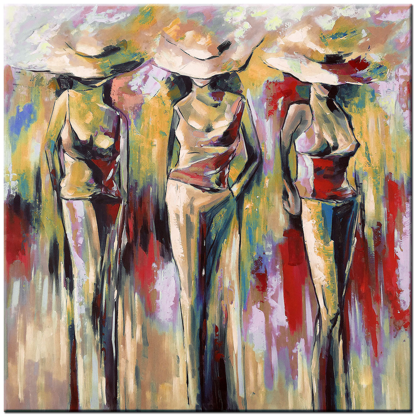 Figuratief schilderij Mode en Elegantie