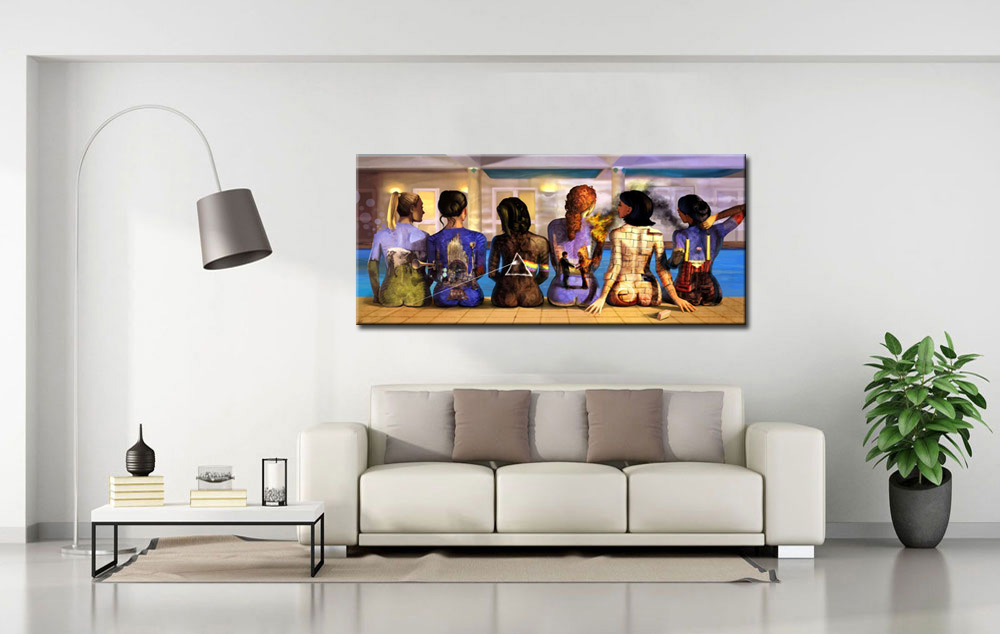 Modern Pink Floyd schilderij - Afbeelding 3