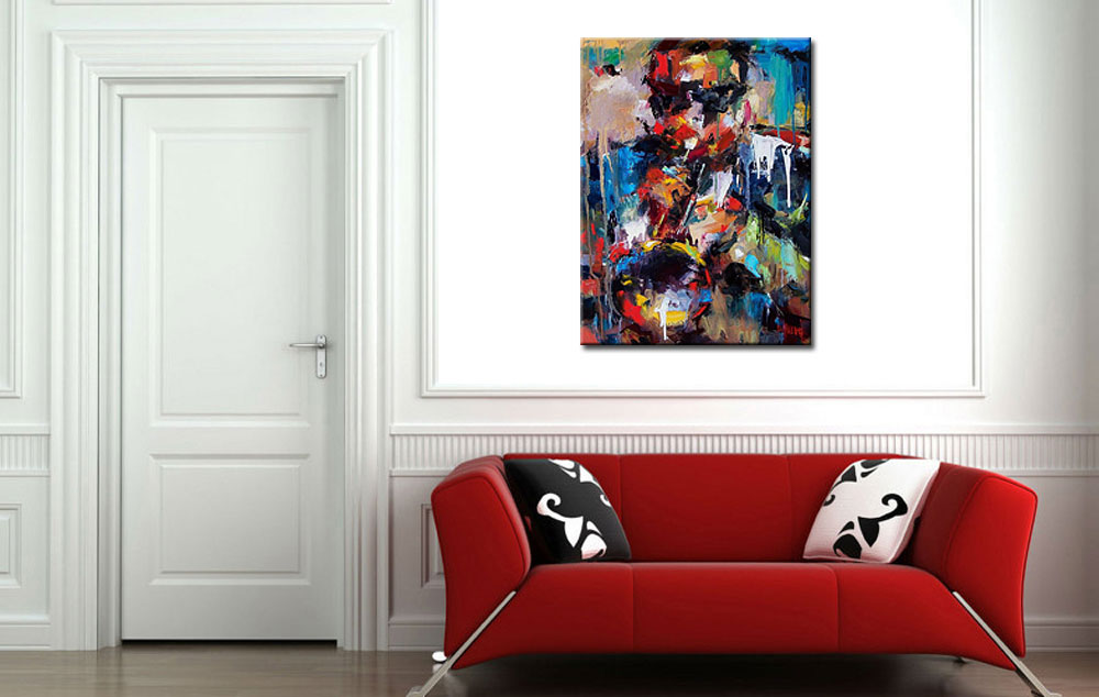 Miles Davis modern schilderij - Afbeelding 3