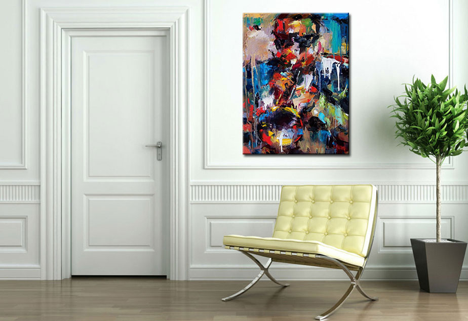 Miles Davis modern schilderij - Afbeelding 2