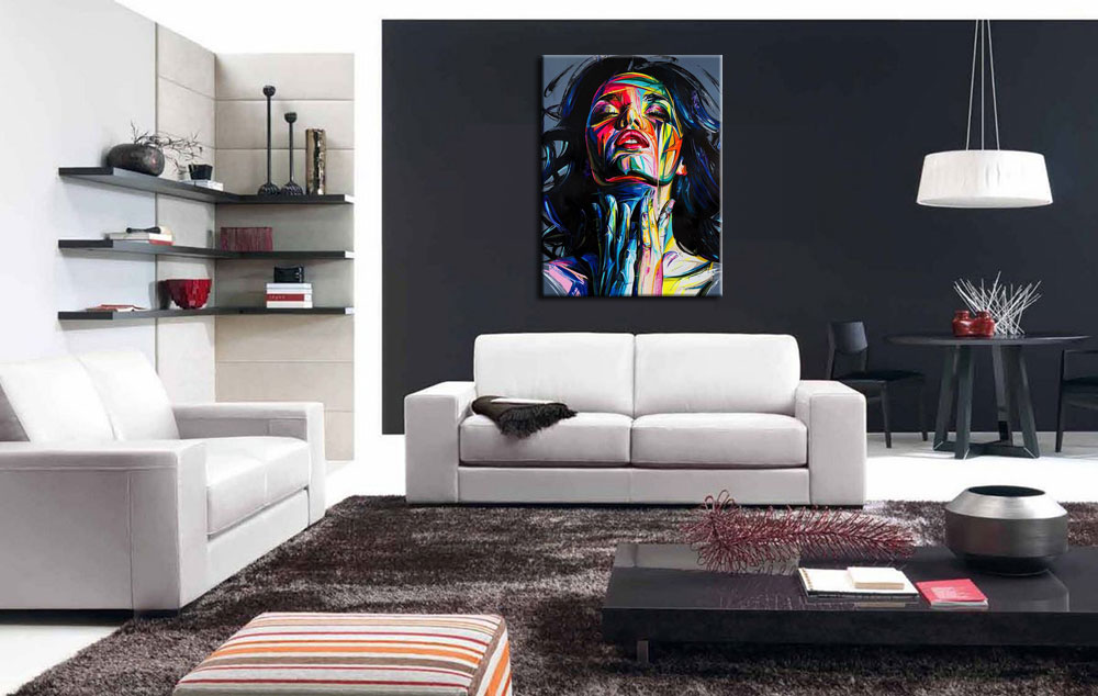 Vrouwen schilderij Stralende Passie 90x120cm - Afbeelding 4