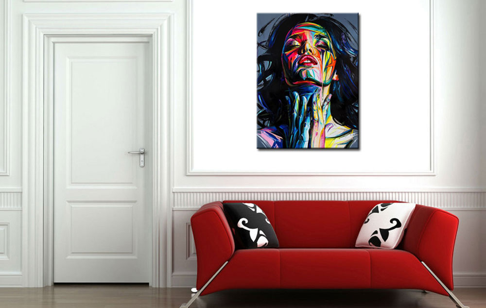 Vrouwen schilderij Stralende Passie 90x120cm - Afbeelding 3