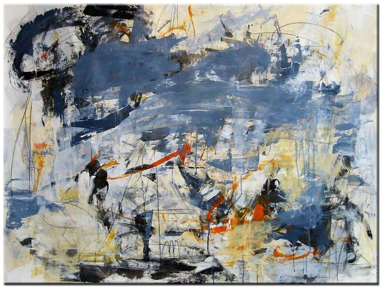 Esther abstract modern schilderij 120x90cm