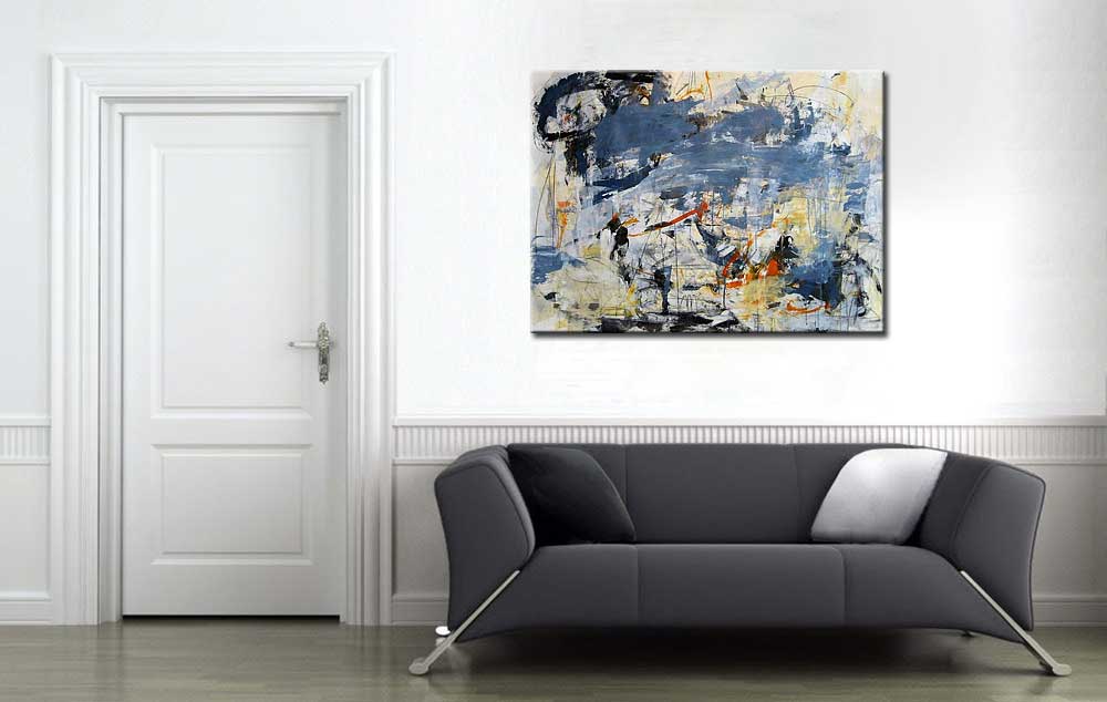 Esther abstract modern schilderij 120x90cm - Afbeelding 2