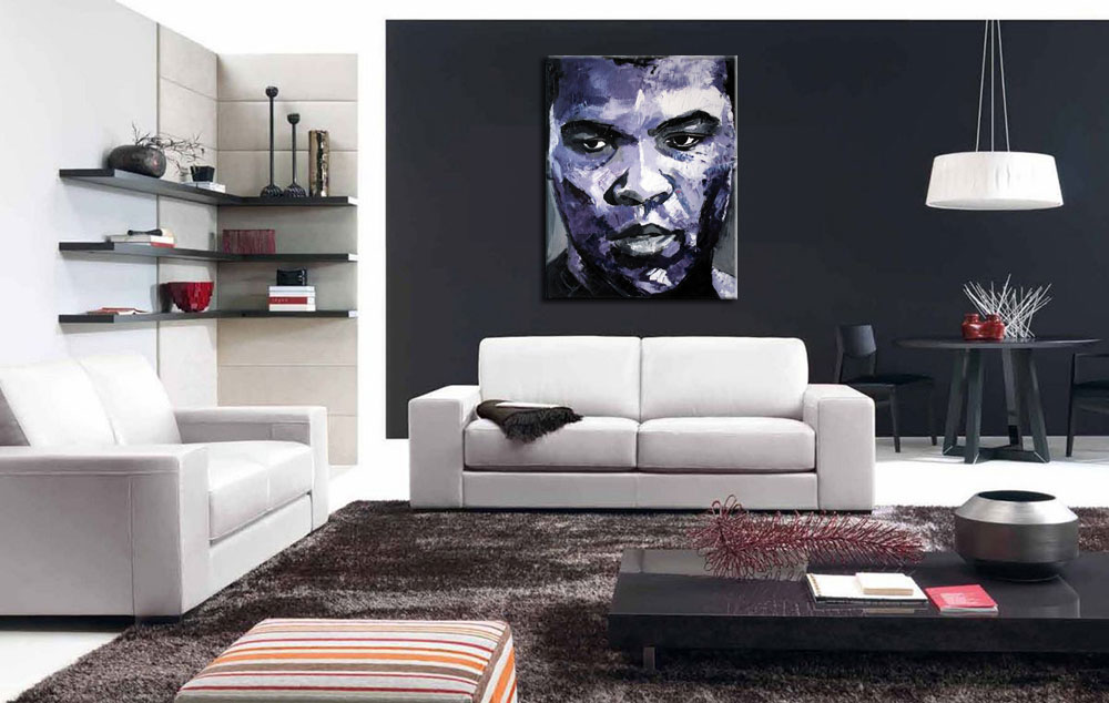 Muhammad Ali modern schilderij - Afbeelding 4