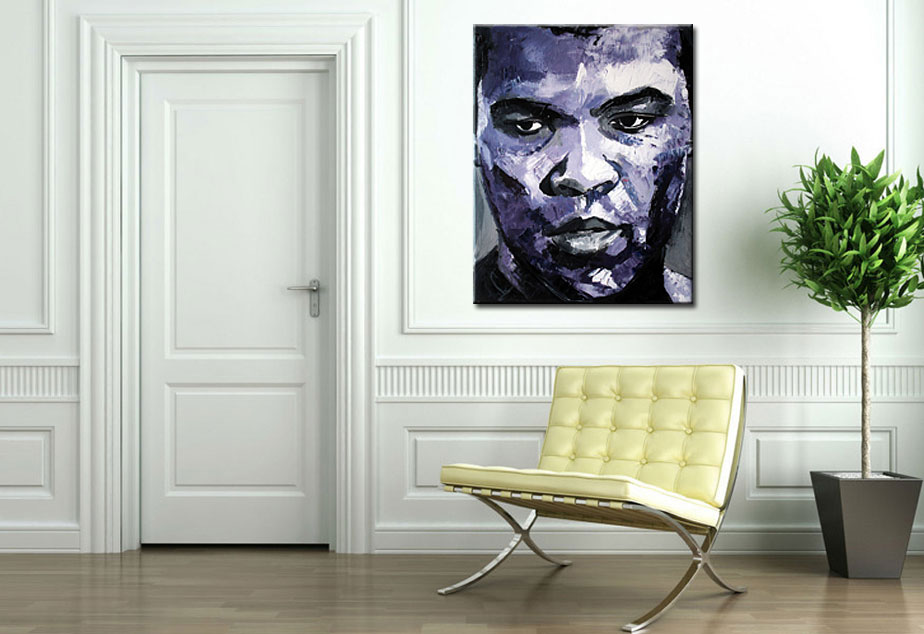 Muhammad Ali modern schilderij - Afbeelding 3