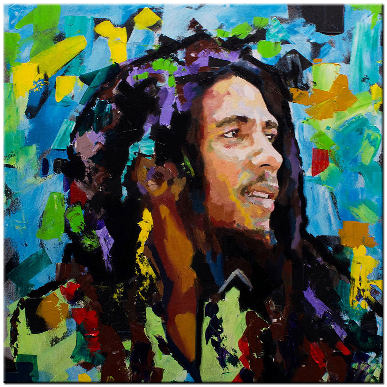 Bob Marley modern schilderij