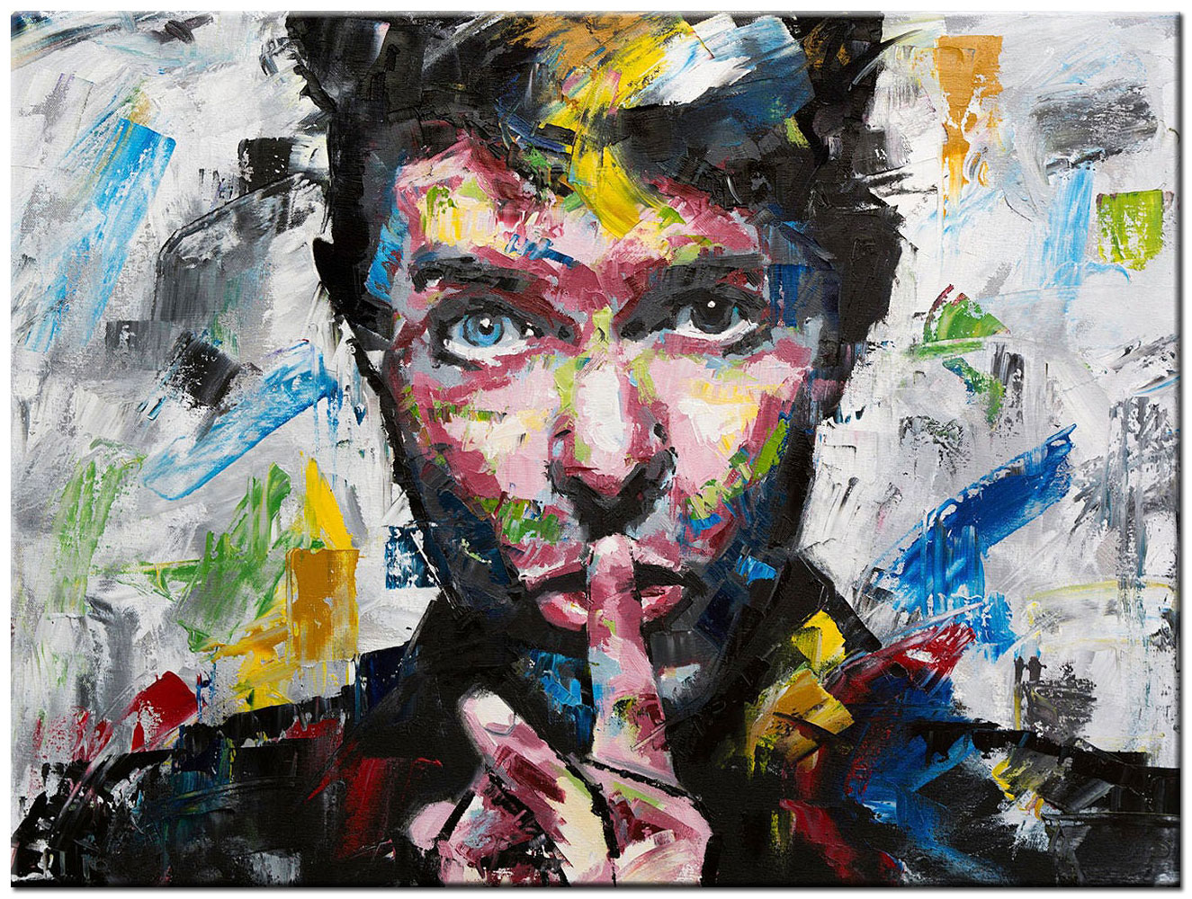 David Bowie modern schilderij