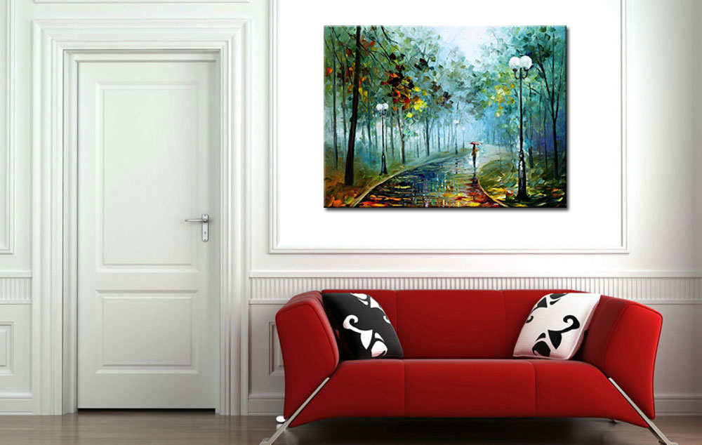 Door Het Park modern schilderij 120x90cm - Afbeelding 3