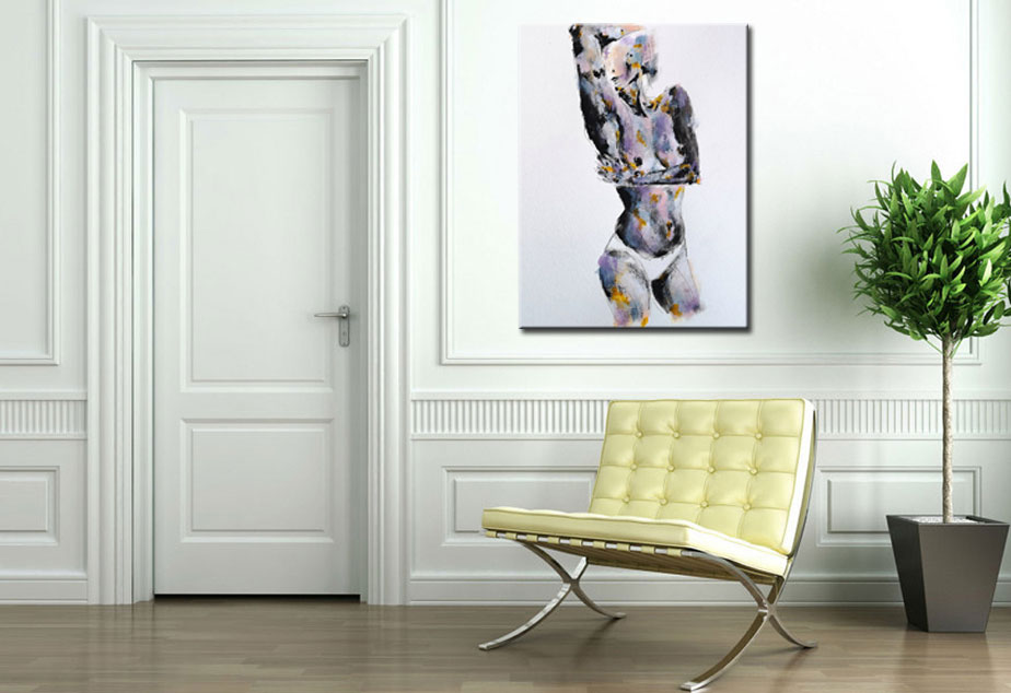 Erotisch schilderij Sensual Body 90x120cm - Afbeelding 4