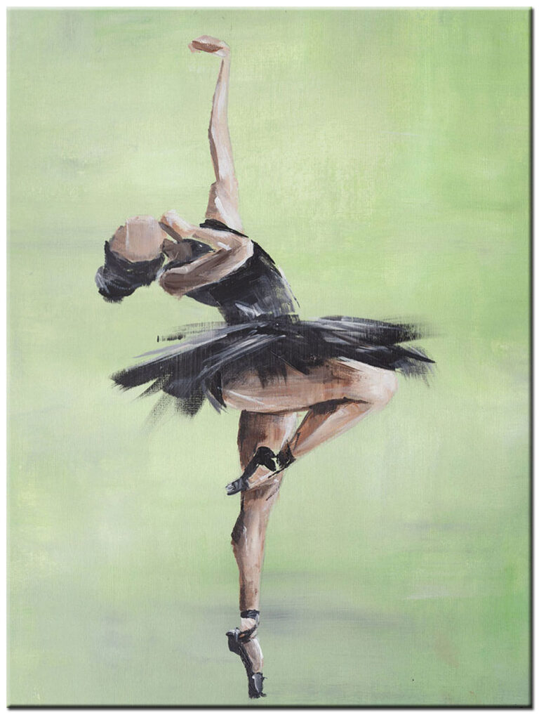 ballerina modern schilderij