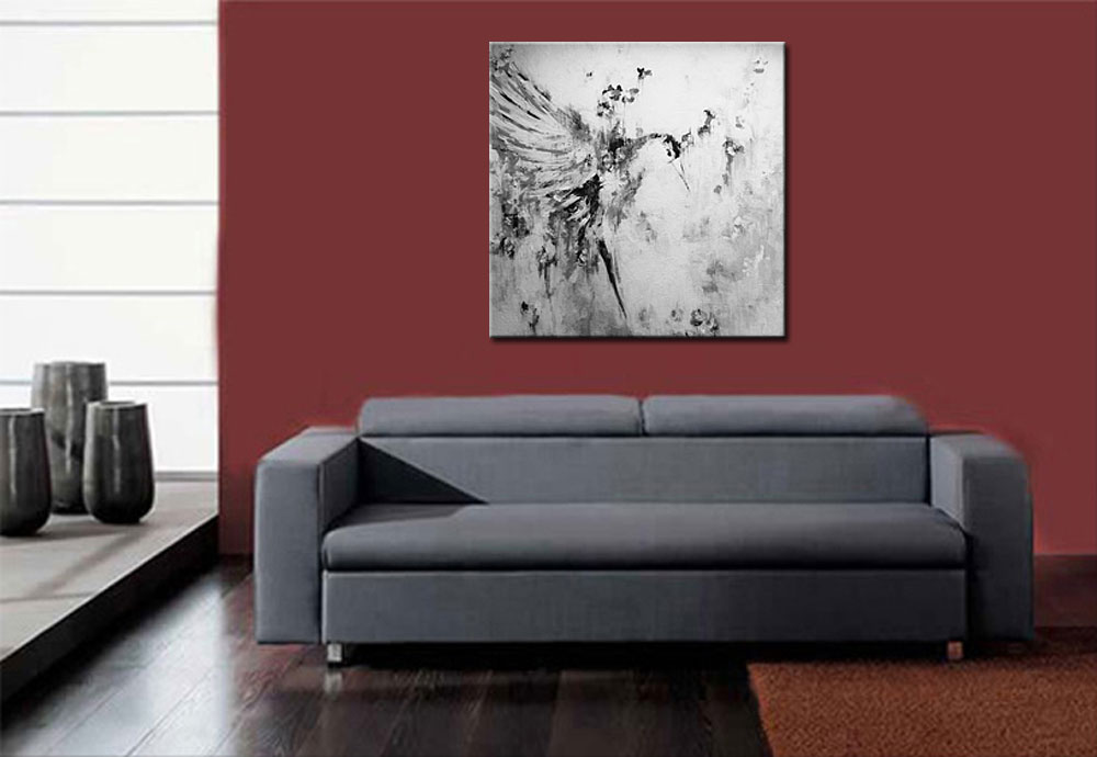 Kolibrie modern schilderij - Afbeelding 4