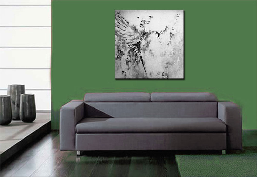 Kolibrie modern schilderij - Afbeelding 3