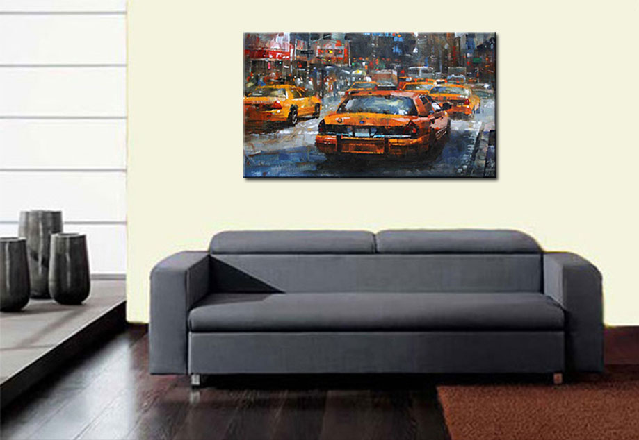 New York modern schilderij 120x70cm - Afbeelding 2