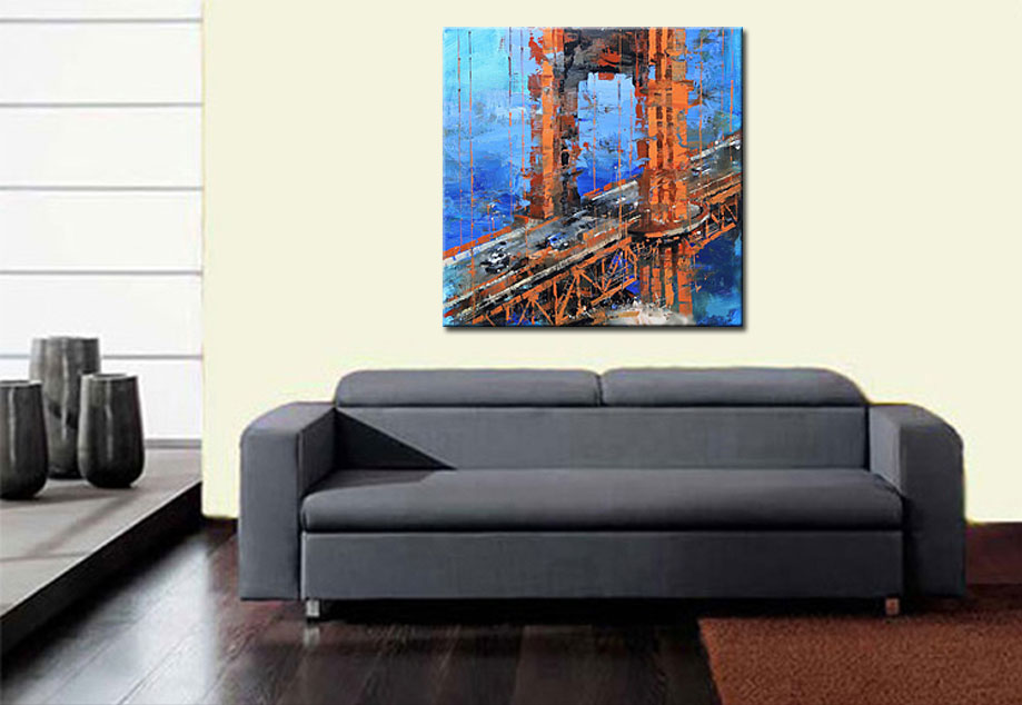 Golden Gate Bridge schilderij - Afbeelding 4