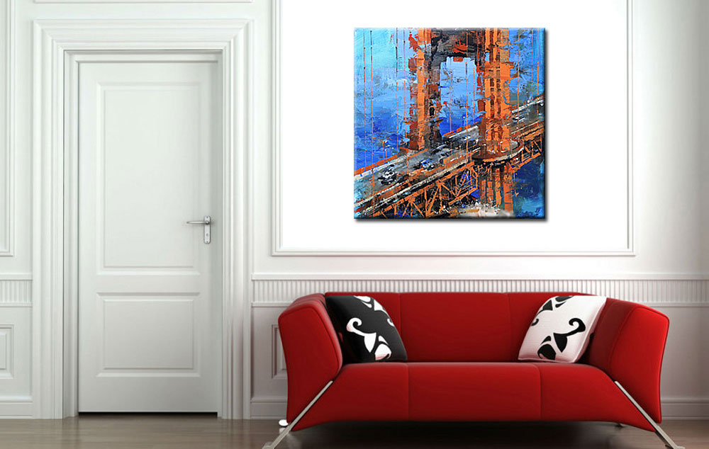 Golden Gate Bridge schilderij - Afbeelding 3