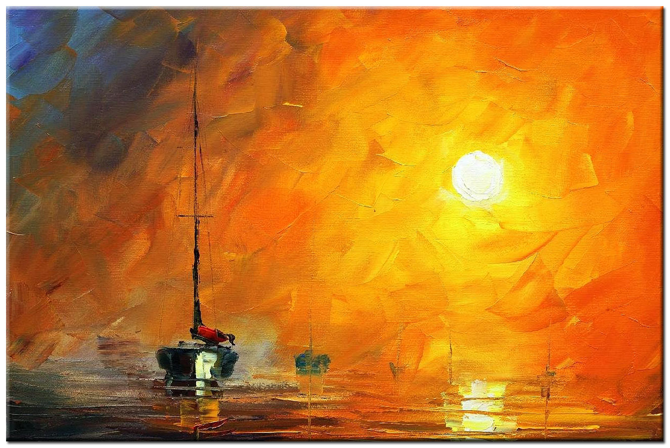 Over the Sea modern schilderij 120x80cm