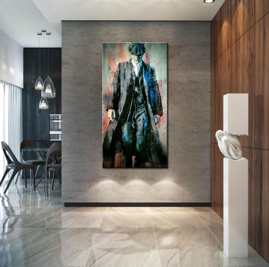 Peaky Blinders schilderij - Afbeelding 2