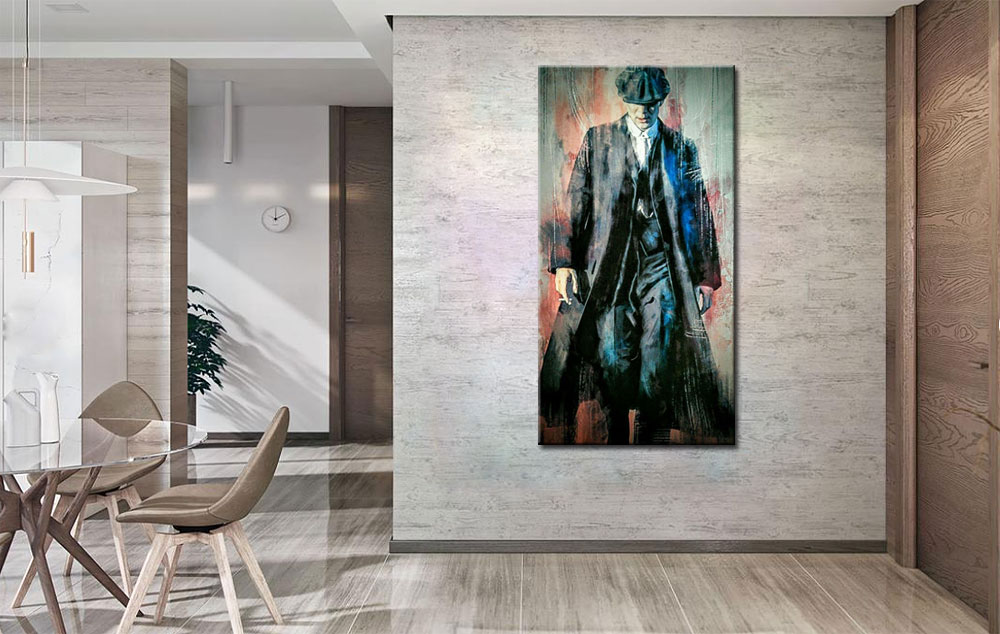 Peaky Blinders schilderij - Afbeelding 4