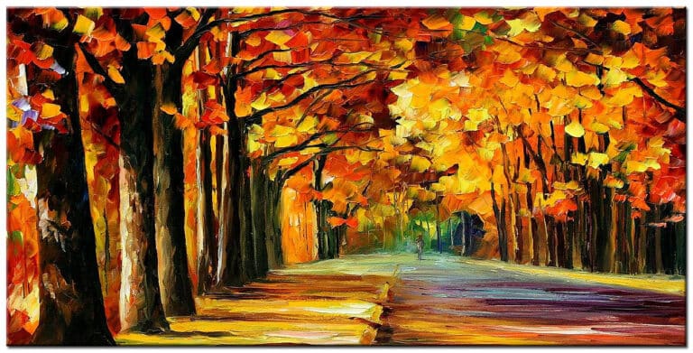 bos modern groot schilderij