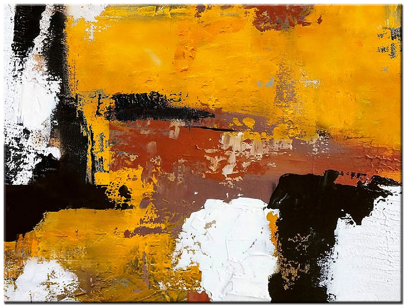 Corrosion abstract modern schilderij 120x90cm