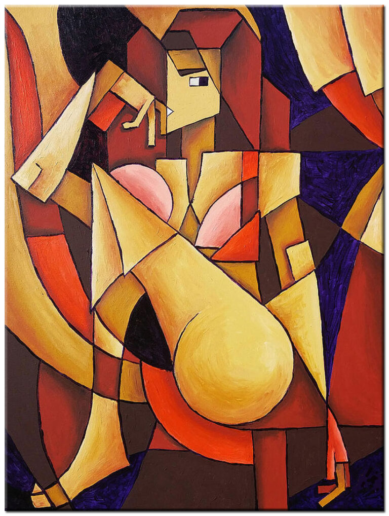 Verleidelijke Blik modern schilderij