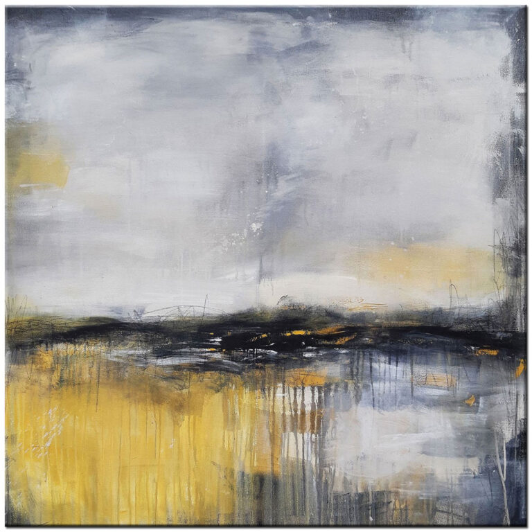 Moonlight abstract schilderij