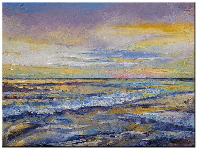 Zee modern schilderij