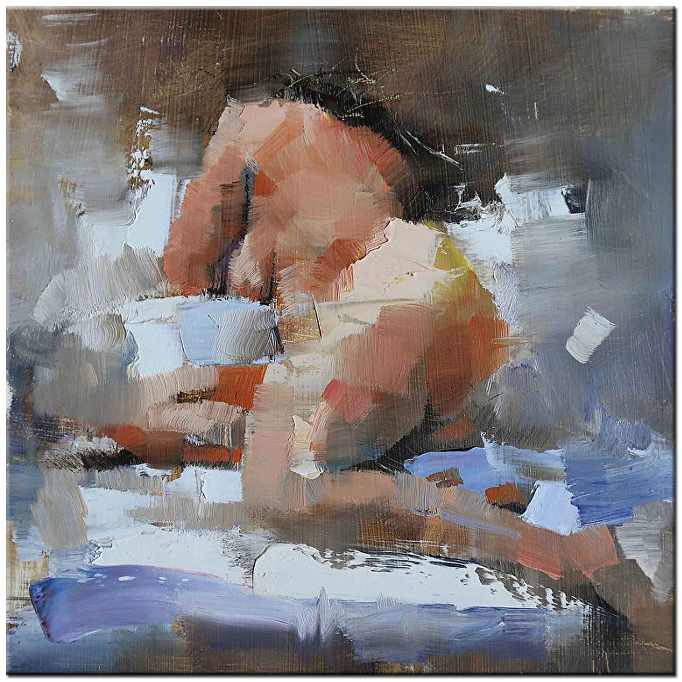 Erotisch schilderij Sleeping Naked