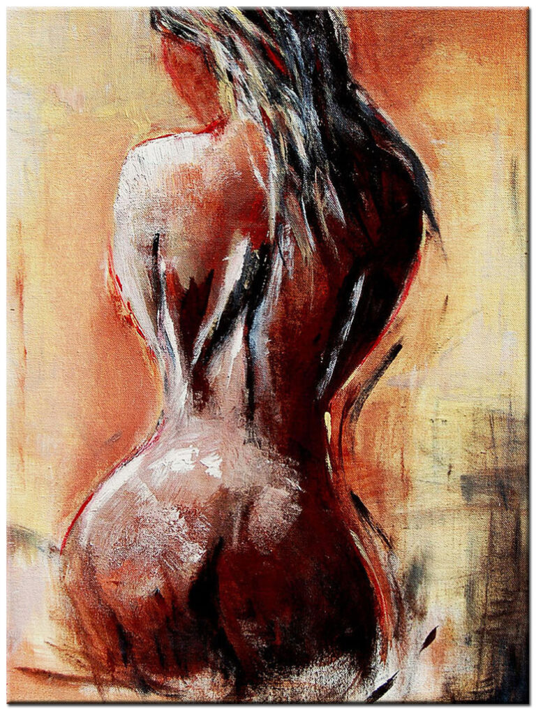 Erotisch schilderij Rouge Passion