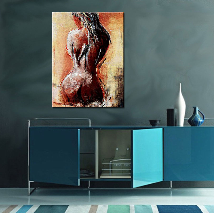 Erotisch schilderij Rouge Passion 90x120cm - Afbeelding 4