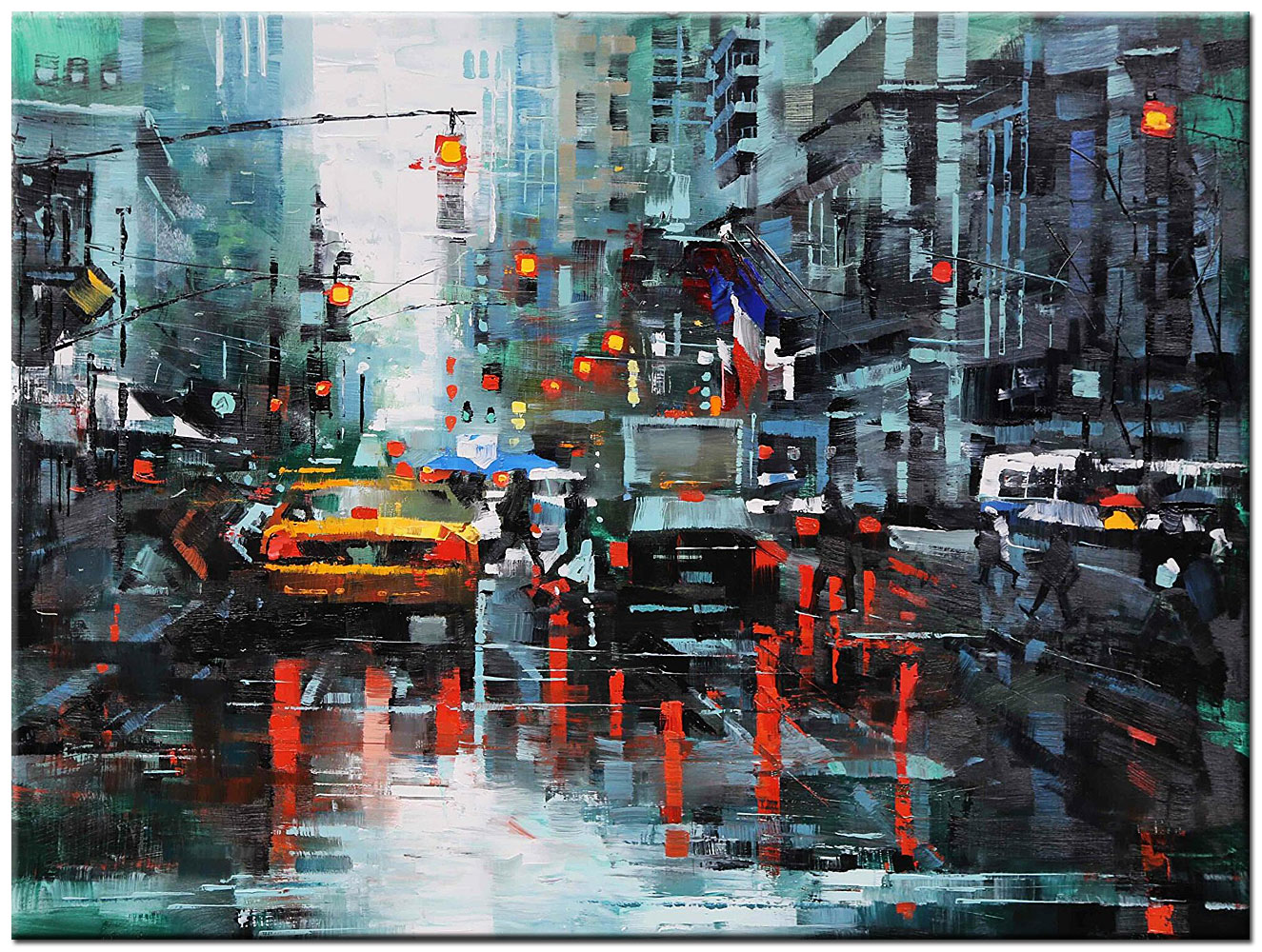 New York modern schilderij 120x90cm