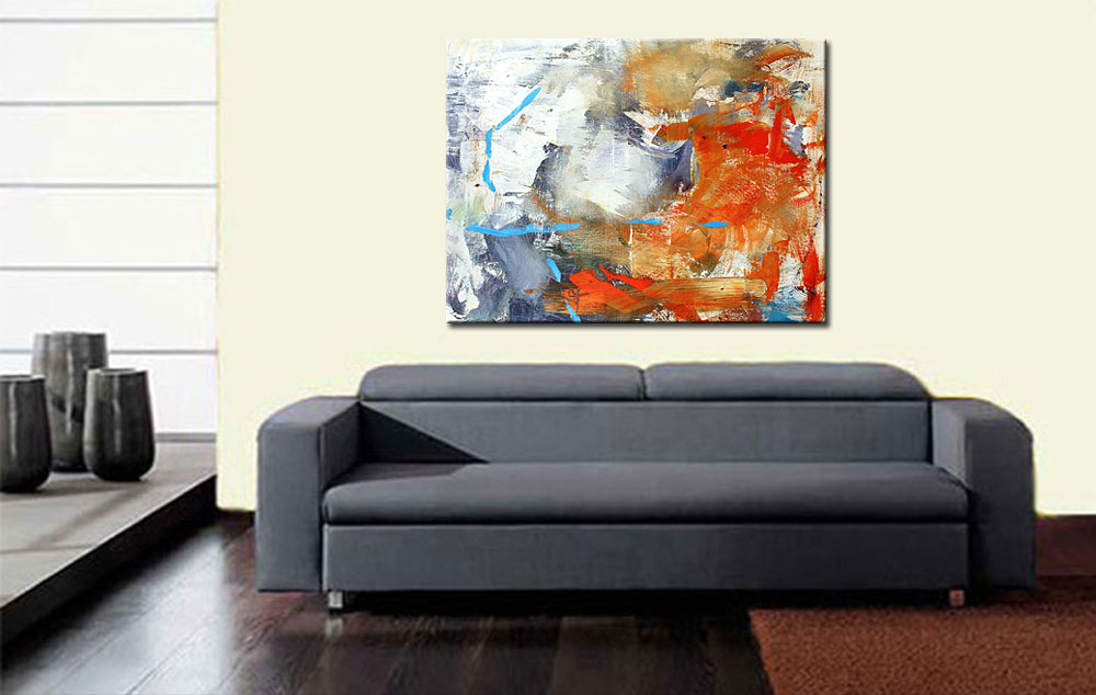 Calor de Hielo abstract modern schilderij 120x90cm - Afbeelding 4