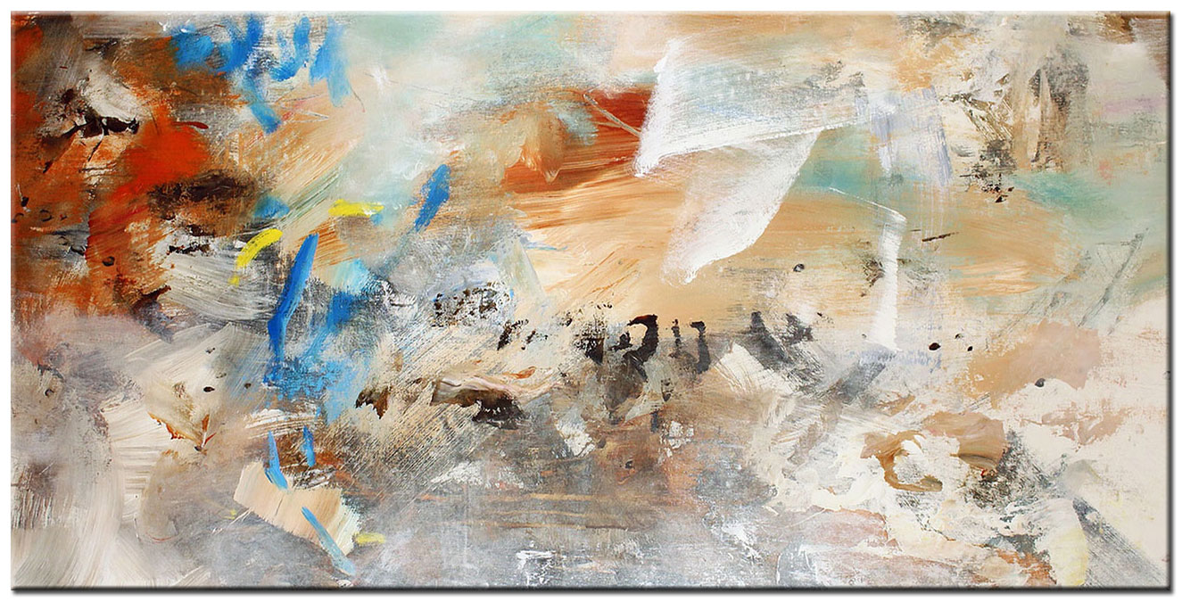 Abstract schilderij Desert Breeze 180x90cm