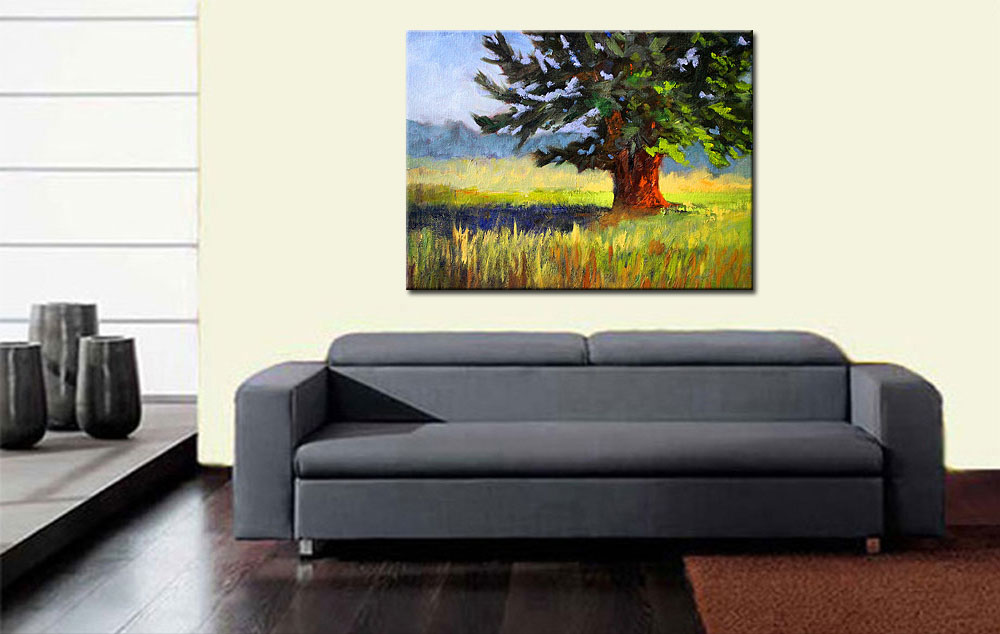 Eik modern schilderij 120x90cm - Afbeelding 4