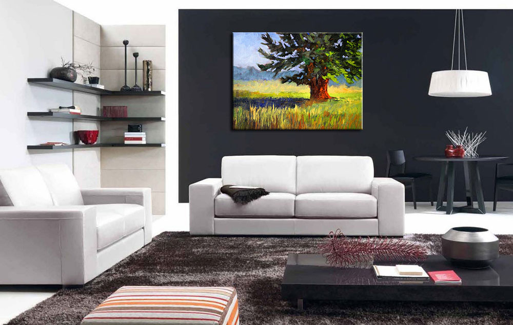 Eik modern schilderij 120x90cm - Afbeelding 3